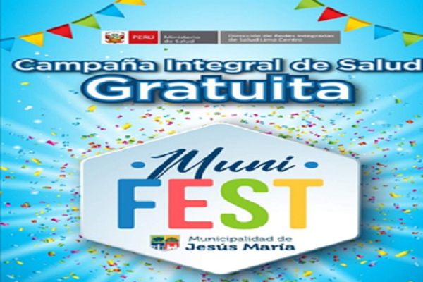 Salud para Todas y todos, Jesús María inicio la gran Campaña Médica Integral Munifest