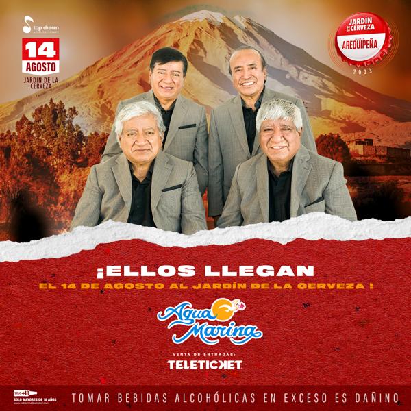 Agua Marina impondrá su cumbia norteña frente a Sebastián Yatra y Carlos Vives en el aniversario de Arequipa