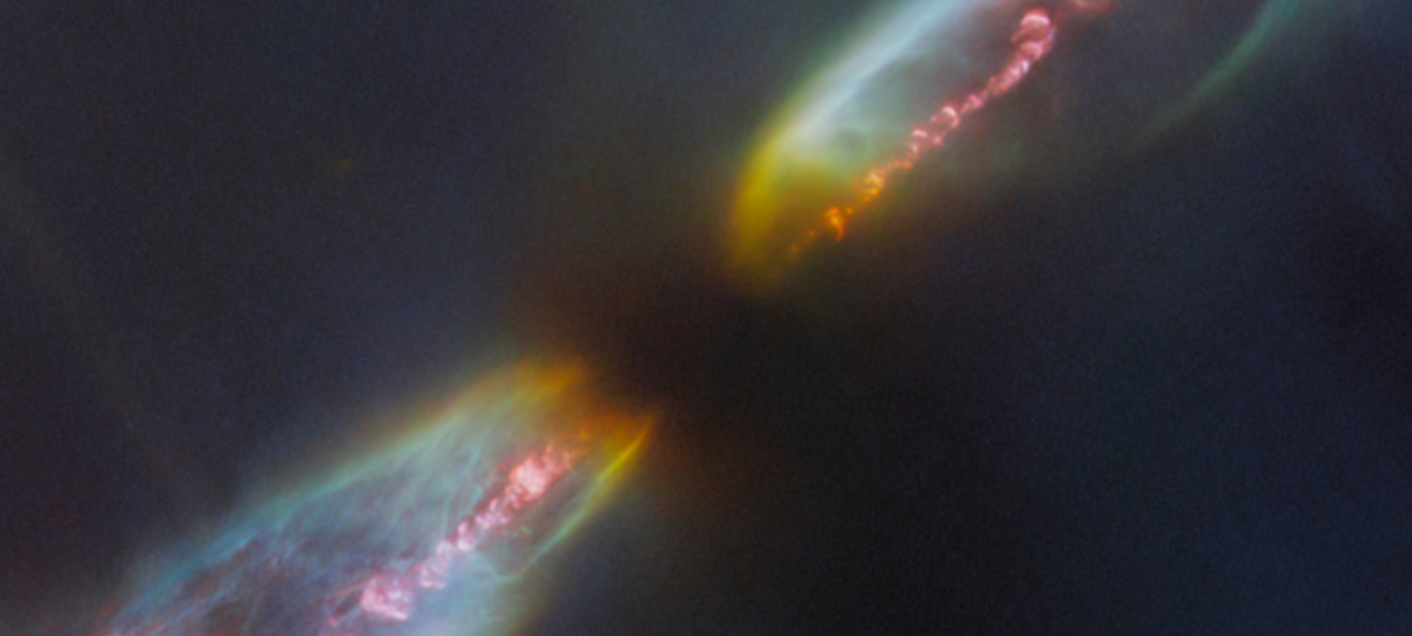El telescopio espacial James Webb capta el flujo supersónico de una joven estrella