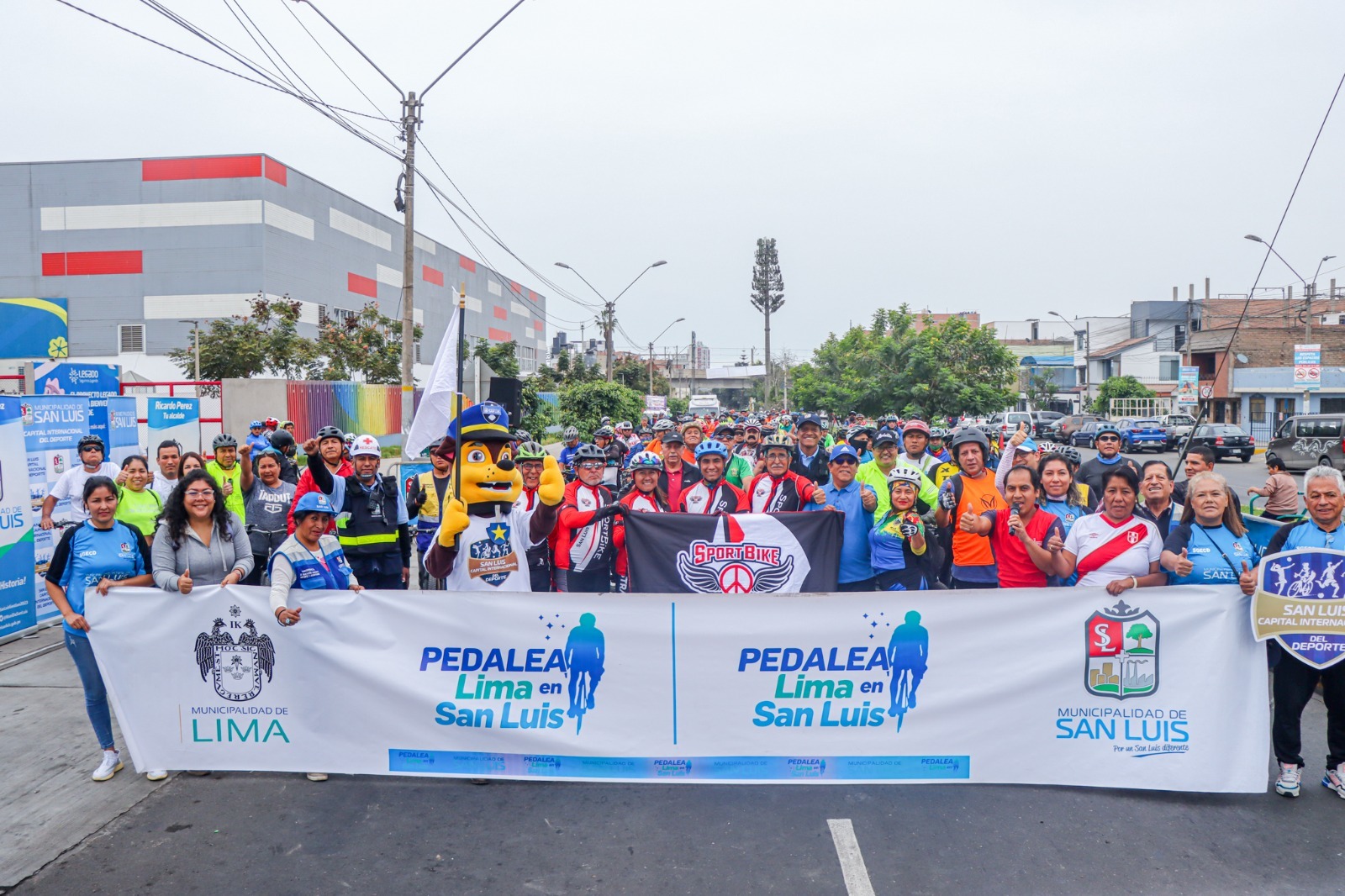 Organizado por la Municipalidad de San Luis: Bicicleteada 18k recorrió siete distritos de la capital con cientos de deportistas