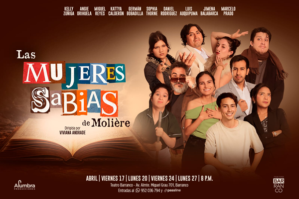 Alumbra Producciones estrena “Las mujeres sabias” de Moliere